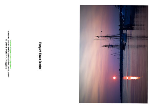 Vineyard Haven Sunrise Note Cards